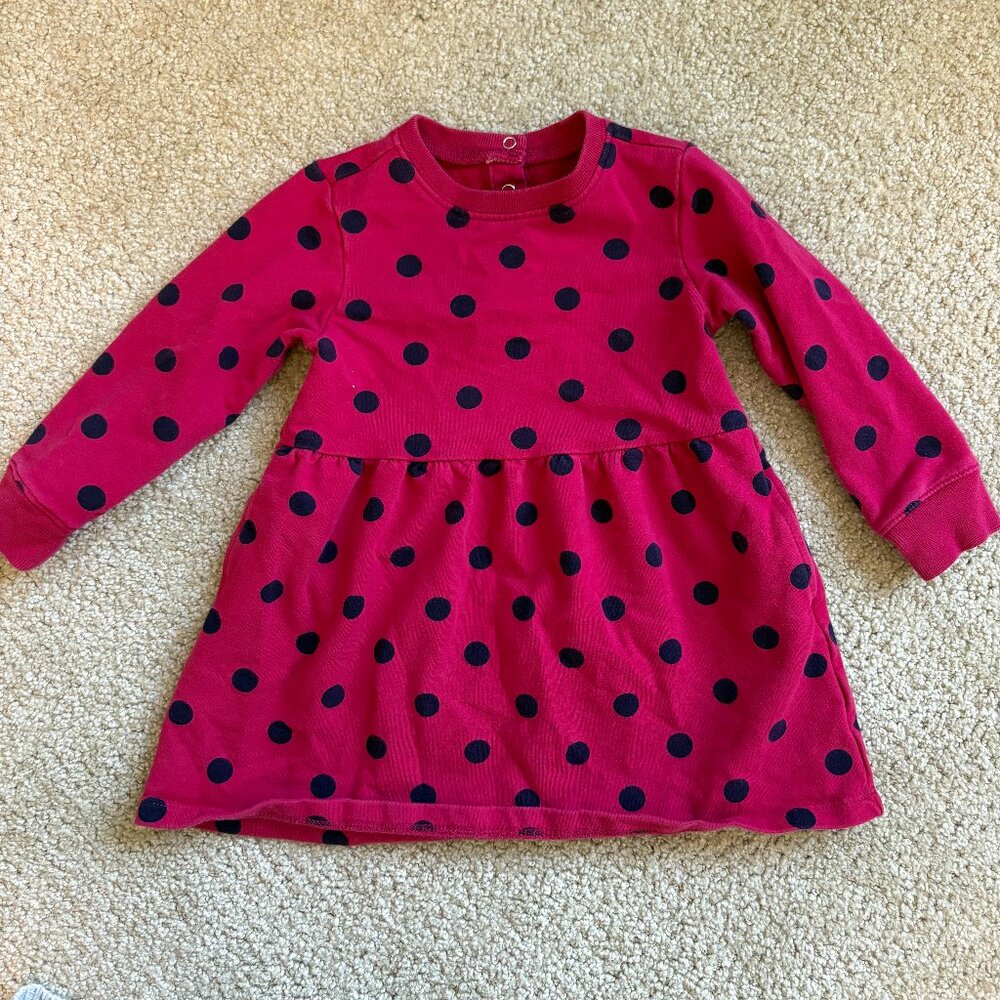 Primary Polka Dot Dress